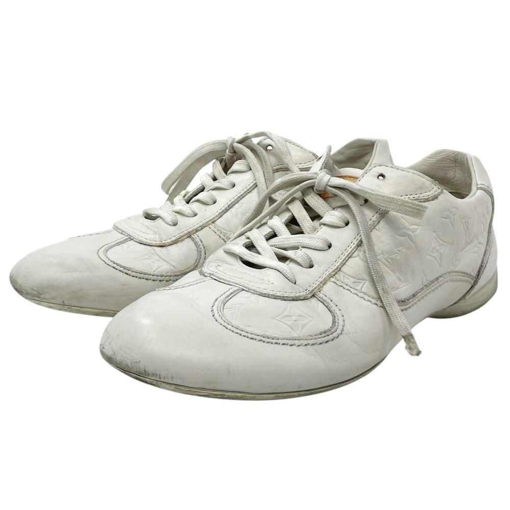 LOUIS VUITTON Run Away Monogram Sneakers Shoes White